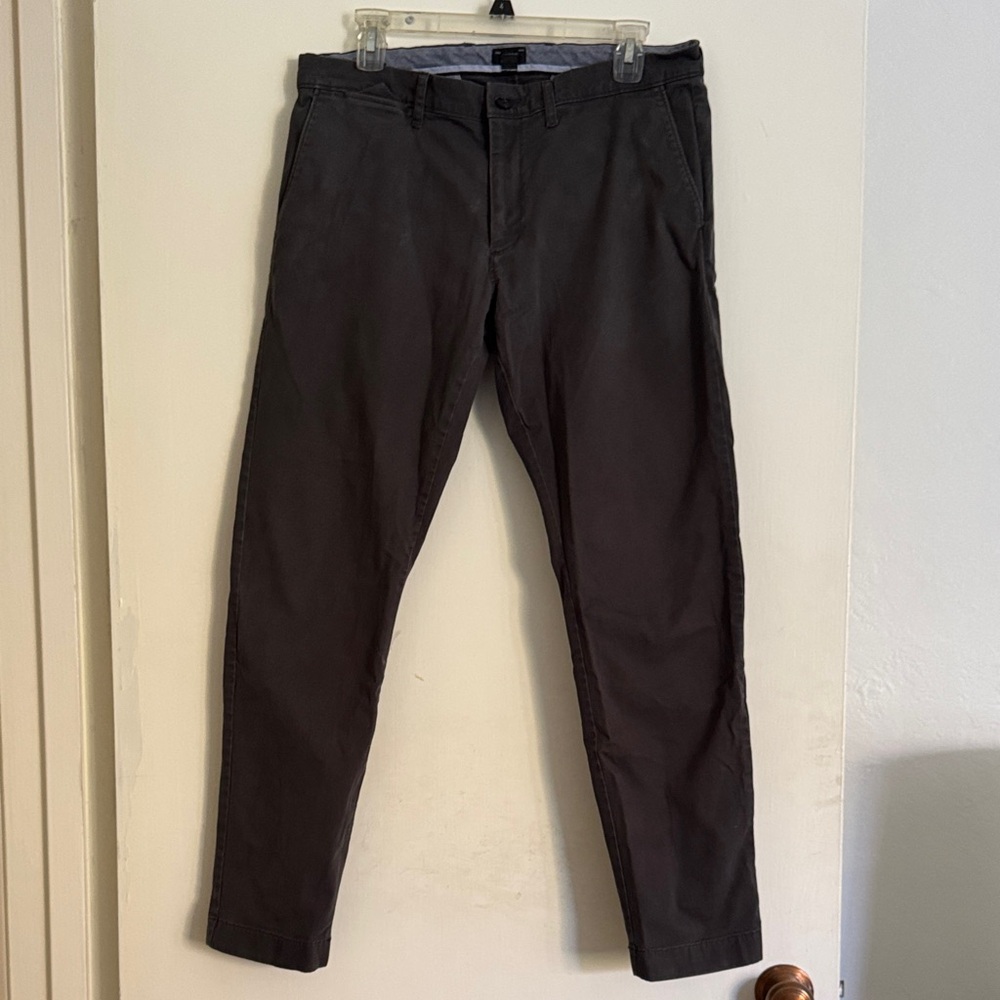 J. Crew Men's Dark Gray Chinos